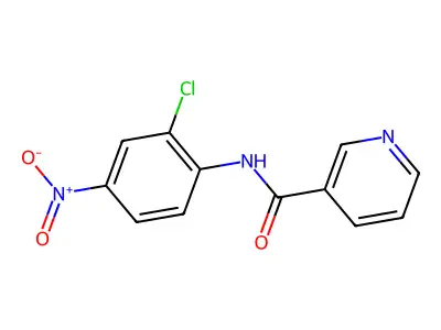 N-(2-Chloro-4-nitro-phenyl)pyridine-3-carboxamide structure