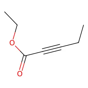 Ethyl pent-2-yn-1-oate structure