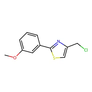 4-(Chloromethyl)-2-(3-methoxyphenyl)-1,3-thiazole structure