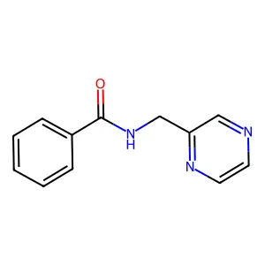 N-(吡嗪-2-基甲基)苯甲酰胺 structure