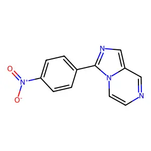 3-(4-Nitrophenyl)imidazo[1,5-a]pyrazine structure