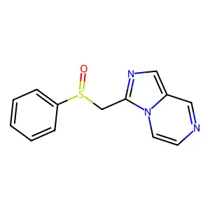 3-[(Benzenesulfinyl)methyl]imidazo[1,5-a]pyrazine structure