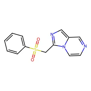 3-(Benzenesulfonylmethyl)imidazo[1,5-a]pyrazine structure