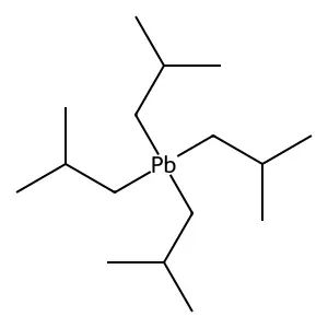Tetrakis(2-methylpropyl)plumbane structure