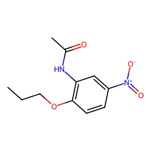 5'-Nitro-2'-propoxyacetanilide structure