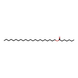Docosyl heptanoate structure