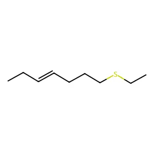 7-Ethylthio-3-heptene structure
