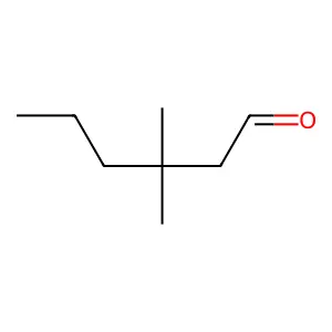 3,3-Dimethylhexanal structure