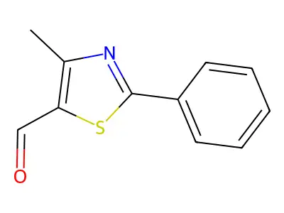 4-Methyl-2-phenyl-1,3-thiazole-5-carbaldehyde structure