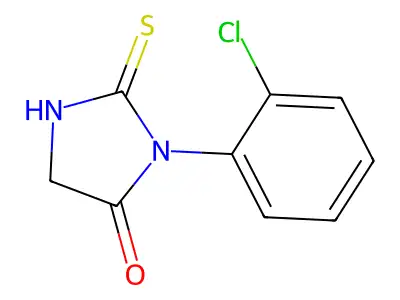 1-(2-chlorophenyl)-2-sulfanyl-4,5-dihydro-1H-imidazol-5-one structure