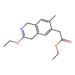 Ethyl 2-(3-ethoxy-7-methyl-1,4-dihydroisoquinolin-6-yl)acetate structure