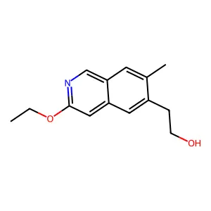2-(3-Ethoxy-7-methylisoquinolin-6-yl)ethanol structure
