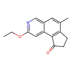 2-Ethoxy-6-methyl-7,8-dihydrocyclopenta[f]isoquinolin-9-one structure