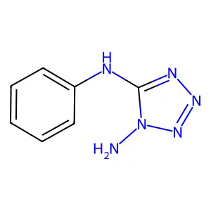 N5-Phenyl-1H-tetrazole-1,5-diamine structure