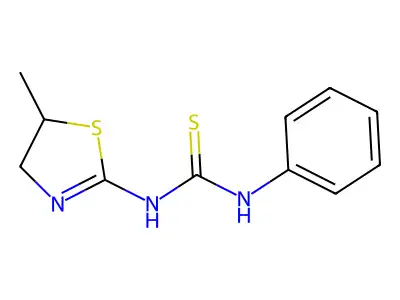 1-(5-Methyl-4,5-dihydro-1,3-thiazol-2-yl)-3-phenylthiourea structure