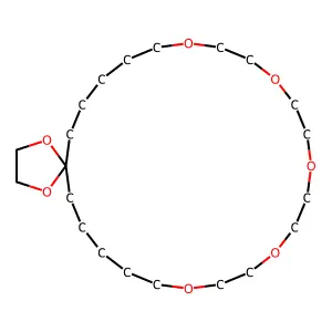 1,4,11,14,17,20,23-Heptaoxaspiro[4.23]octacosane structure