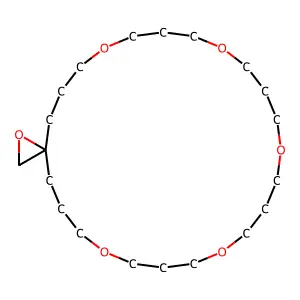 1,7,11,15,19,23-Hexaoxaspiro[2.23]hexacosane structure