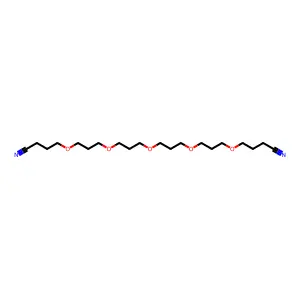 5,9,13,17,21-五氧杂二十五烷二腈 structure