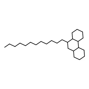 9-n-Dodecylperhydrophenanthrene structure