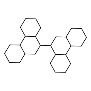 9,9'-Biphenanthrene, octacosahydro- structure