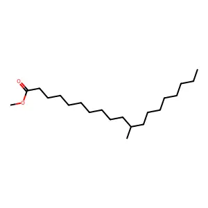 Nonadecanoic acid, 11-methyl-, methyl ester structure
