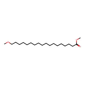 Octadecanoic acid, 18-methoxy-, methyl ester structure