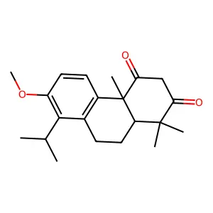 14-Isopropyl-13-methoxypodocarpa-8,11,13-triene-1,3-dione structure