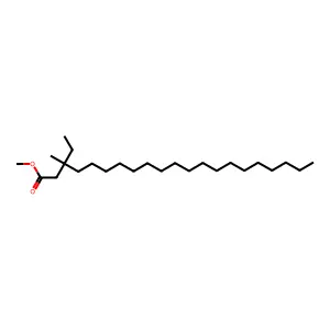 Methyl 3-ethyl-3-methylhenicosanoate structure