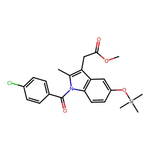 1-2-methyl-5- oxy-1h-indole-3-aceticacidmethylester structure