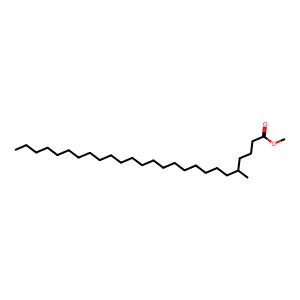 Methyl 5-methylhexacosanoate structure
