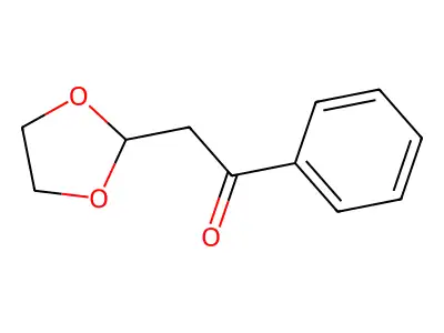 2-(1,3-Dioxolan-2-yl)-1-phenylethanone structure