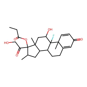 Betamethasone 17-propionate structure