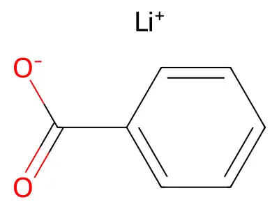 苯甲酸锂 structure