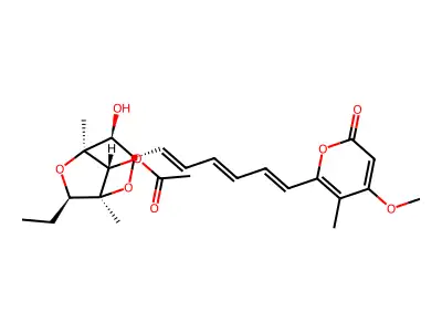 Aurovertin B structure