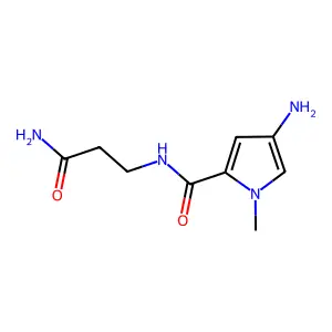 1H-Pyrrole-2-carboxamide, 4-amino-N-(3-amino-3-oxopropyl)-1-methyl- structure