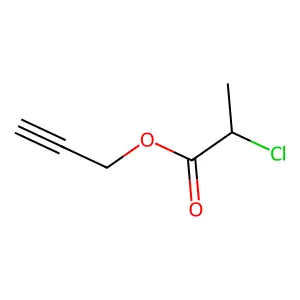 Prop-2-ynyl-2-chloropropionate structure