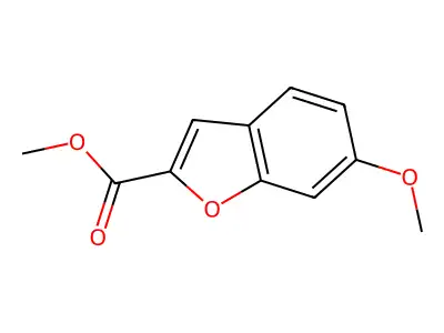 Methyl 6-methoxybenzofuran-2-carboxylate structure