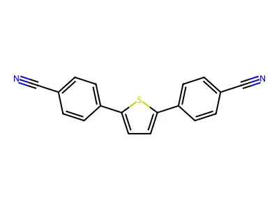 4,4'-(Thiophene-2,5-diyl)dibenzonitrile structure