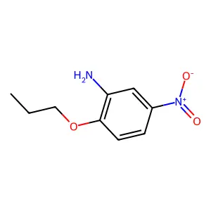 5-硝基-2-丙氧基苯胺 structure