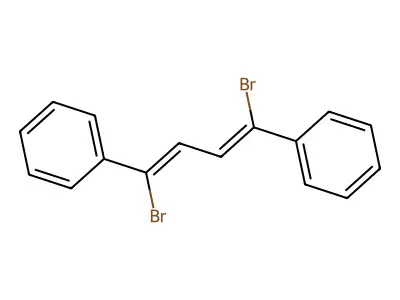(1,4-Dibromo-4-phenylbuta-1,3-dienyl)benzene structure