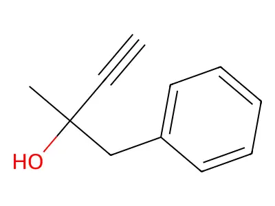 2-Methyl-1-phenylbut-3-yn-2-ol structure