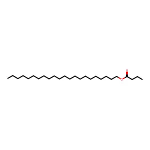 Butanoic acid, docosyl ester structure