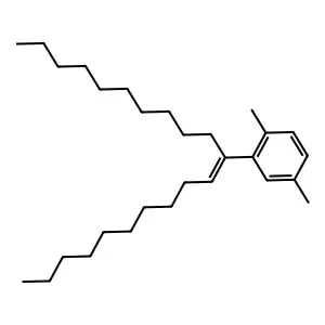 2-(1-Decyl-1-undecenyl)-1,4-dimethylbenzene structure