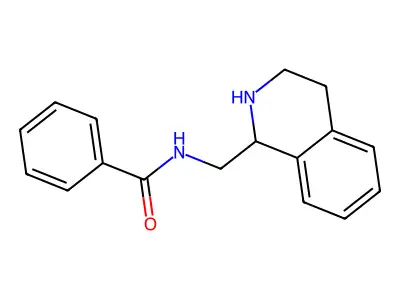 N-(1,2,3,4-tetrahydroisoquinolin-1-ylmethyl)benzamide structure