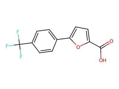 5-[4-(trifluoromethyl)phenyl]furan-2-carboxylic Acid structure