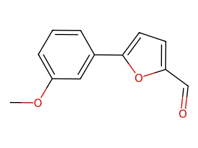 5-(3-Methoxyphenyl)furan-2-carbaldehyde structure