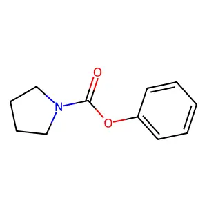1-吡咯烷甲酸苯酯 structure