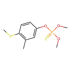 倍硫磷 structure