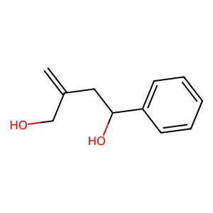 3-Methylene-1-phenyl-1,4-butanediol structure