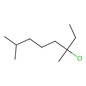 Octane, 6-chloro-2,6-dimethyl- structure